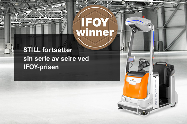 STILL fortsetter sin serie av seire ved IFOY-prisen